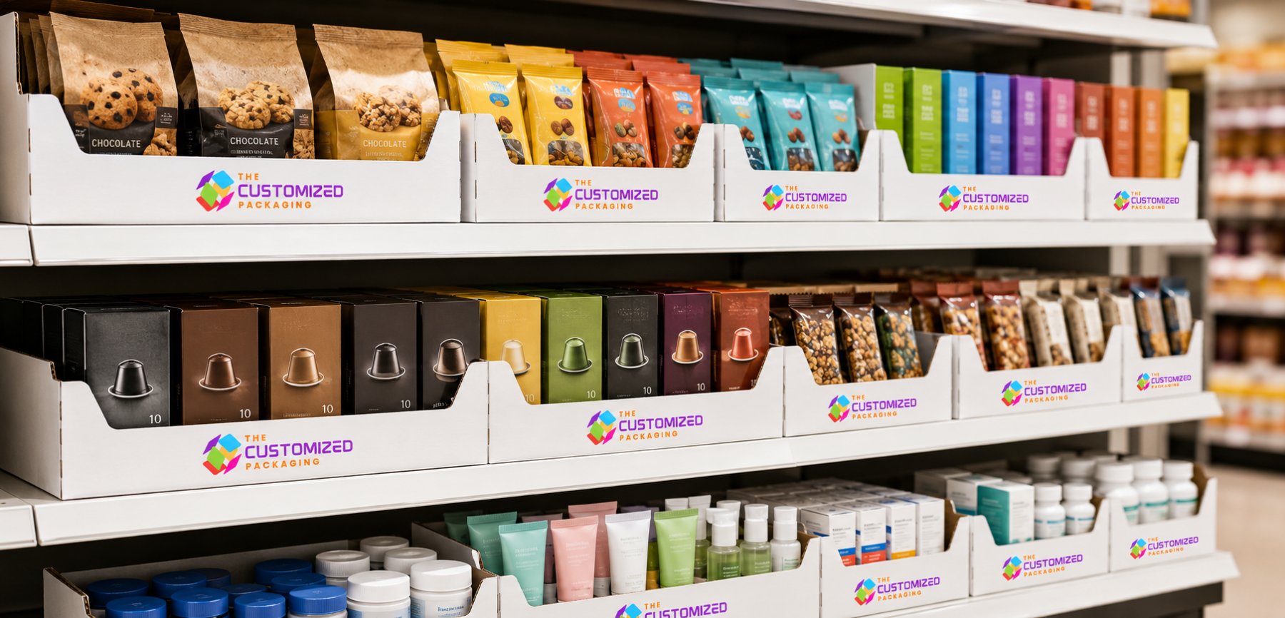 Floor Displays Create Larger Retail Presence